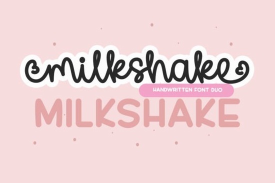 Milkshake Font